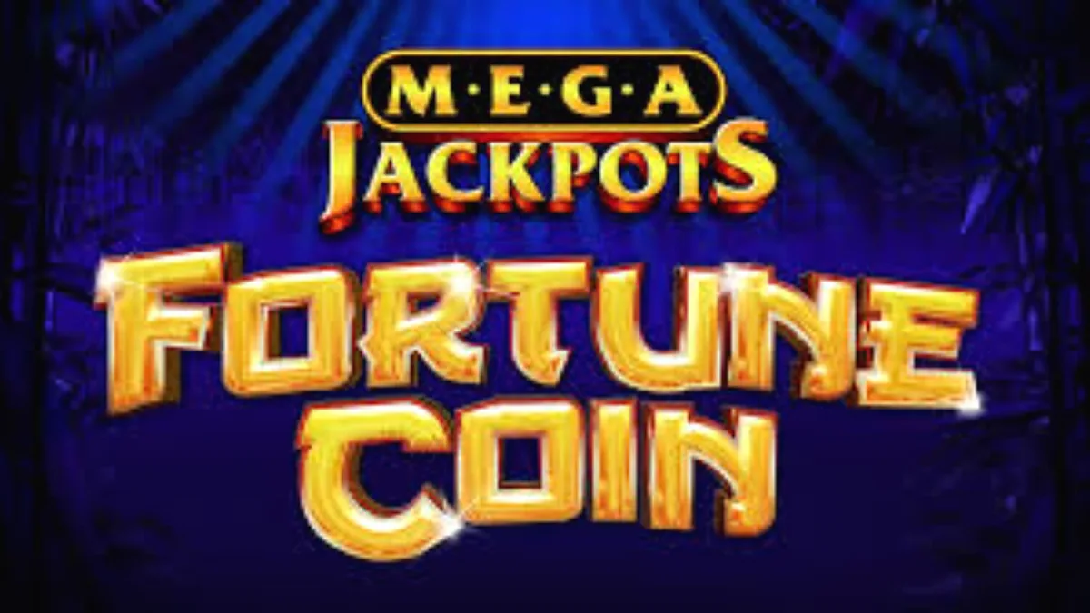 Tampilan antarmuka seluler slot Fortune Coin Mega Jackpot dengan tema kekayaan Asia.
